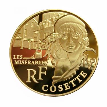 Goldmünze 50 Euro Frankreich 2011 Cosette