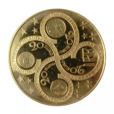 Goldmünze 20 Euro Frankreich 2003 Europa Teilnehmerstaaten Währung