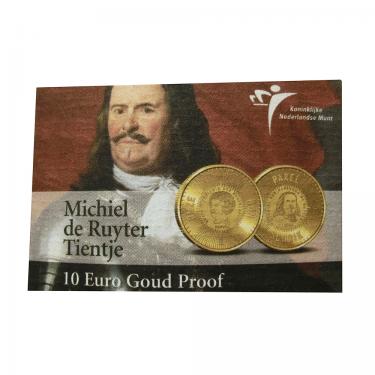 Goldmünze 10 Euro Michel de Ruyter Niederlande 2007