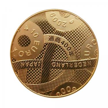 10 Euro Goldmünze Niederlande 2009 - 400 Jahre Handel mit Japan