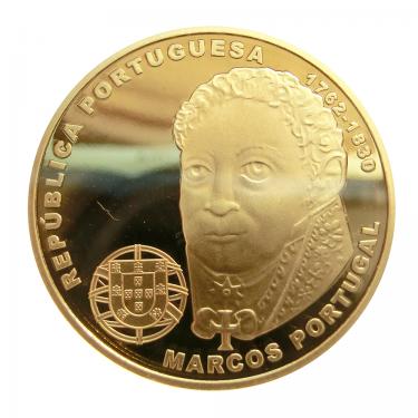 Goldmünze 2.50 Euro Marcos Portugal 2014
