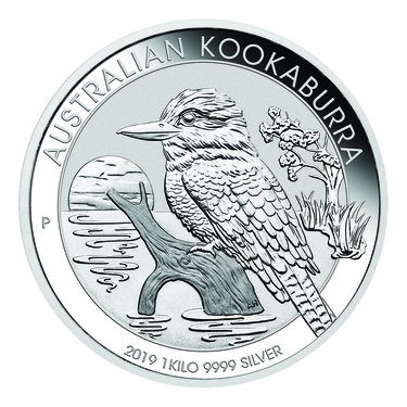 Silbermünze Kookaburra 2019 - 1 Kilo