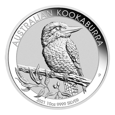 Silbermünze Kookaburra 2021 - 10 Unzen