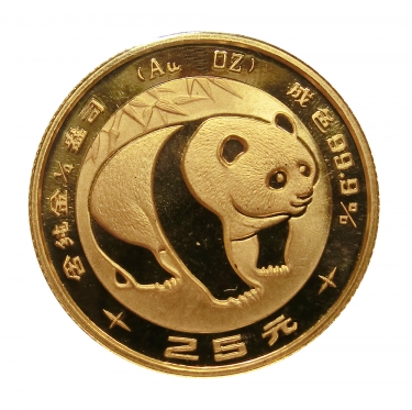 China Panda Goldmünze 1983 - 1/10 Unze