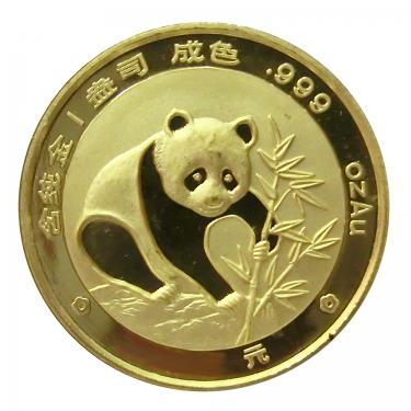 China Panda Goldmünze 1988 - 1/2 Unze in Original-Folie