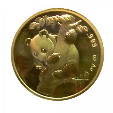 China Panda Goldmünze 1996 - 1/20 Unze