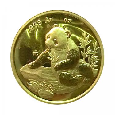 China Panda Goldmünze 1998 - 1/20 Unze