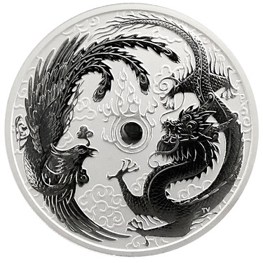Silbermünze  Australien Dragon & Phoenix 2017 - 1 Unze