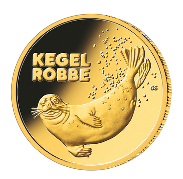Rückkehr der Wildtiere Kegelrobbe 2022 Goldmünze - 20 Euro