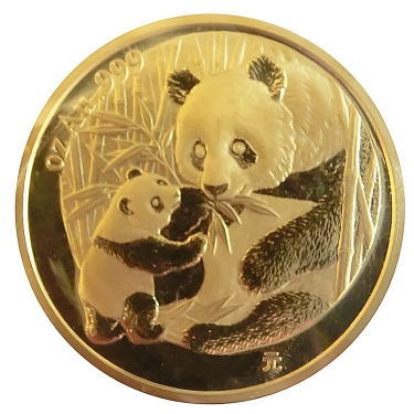 China Panda Goldmünze 2005 - 1/10 Unze in Original-Folie