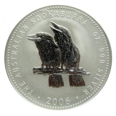 Silbermünze Kookaburra 2006 - 10 Unzen 999 Feinsilber