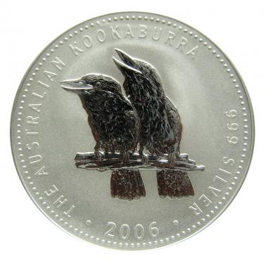 Silbermünze Kookaburra 2006 - 1 Kilo 999 Feinsilber