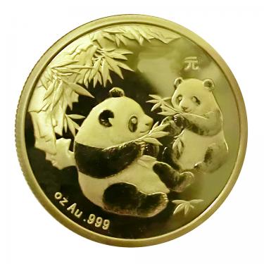 China Panda Goldmünze 2006 - 1/20 Unze in original Folie