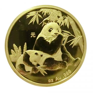 China Panda Goldmünze 2007 - 1/4 Unze in Original-Folie