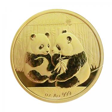 China Panda Goldmnze 2009 - 1/4 Unze in Original-Folie