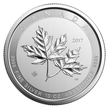 Silbermünze Maple Leaf Magnificent 2021- 10 Unzen