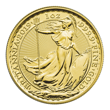 Englische Britannia Goldmünze 2019 - 1 Unze