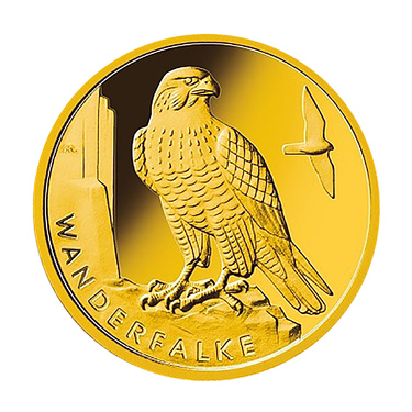 Heimische Vögel Wanderfalke Goldmünze - 20 Euro - Prägestätte A