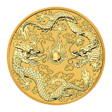 Goldmünze Australien Dragon & Dragon 2020 - 1 Unze