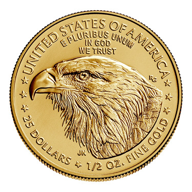 American Eagle Goldmünze 2021 - Typ 2 - 1/2 Unze - Feingold