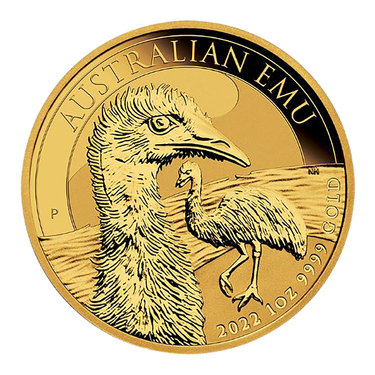 Goldmünze Emu 2022 - 1 Unze limitiert - Feingold