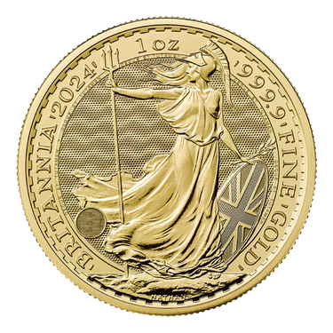 Englische Britannia Goldmünze 2024 - 999,9 Gold - 1 Unze