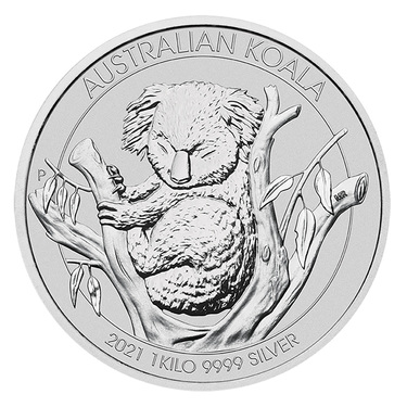 Silbermnze Koala 2021 - 1 Kilo