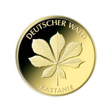 Deutscher Wald Kastanie 2014 Goldmünze - 20 Euro