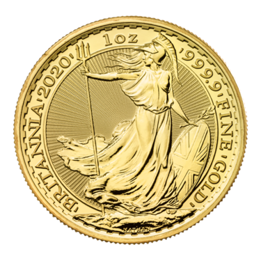 Englische Britannia Goldmünze 2020 - 1 Unze