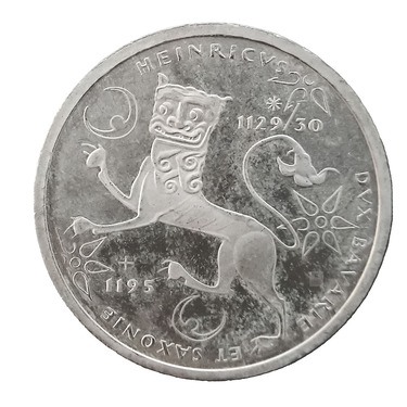 10 Mark Silbermünze 1995 Heinrich der Löwe - J.462