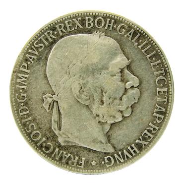 Silbermünze Österreich 5 Corona