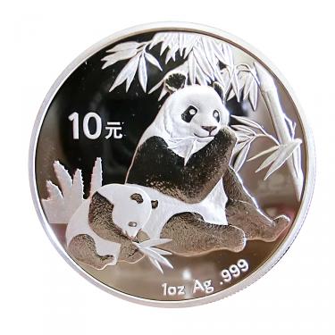 China Panda Silbermünze 2007 - 1 Unze