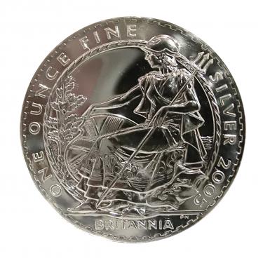 Englische Britannia Silbermünze 2005 - 1 Unze