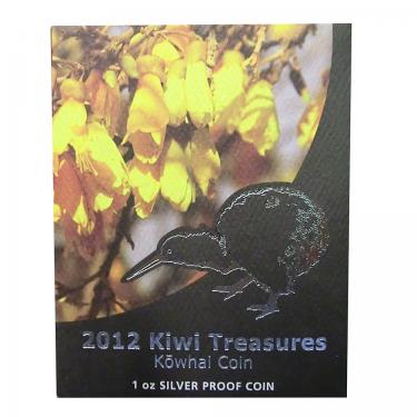 Silbermünze Neuseeland Kiwi 2012 PP  - 1 Unze 999 Feinsilber