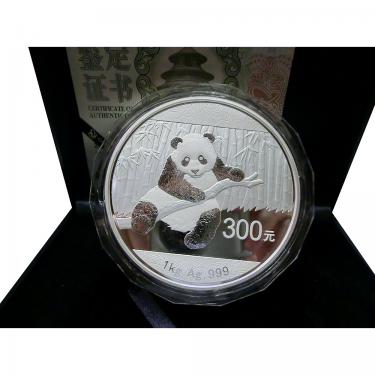 China Panda Silbermünze 2014 - 1 Kilo 999 Feinsilber PP