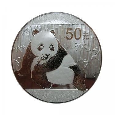 China Panda Silbermünze 2015 - 5 Unzen - mit Zertifikat