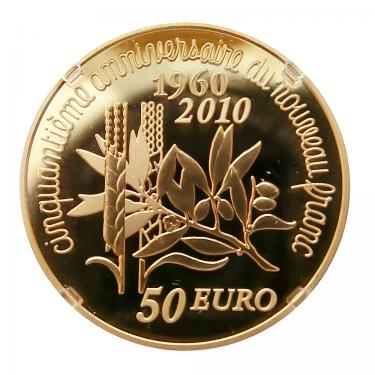 50 Euro Goldmünze Frankreich The Sower 2010