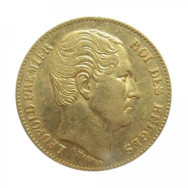 Leopold Premier Belgien Goldmünze - 5,80 Gramm Gold