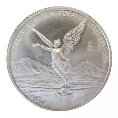 Silbermünze Mexiko Libertad Siegesgöttin 1997- 1 Unze