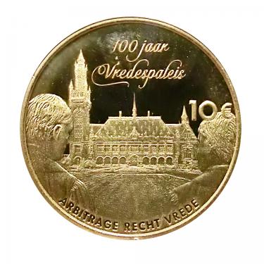 Goldmünze 10 Euro 100 JAHRE FRIEDENSPALAST 2013
