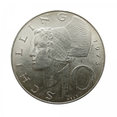 10 Schilling Silbermünze 1957-1973