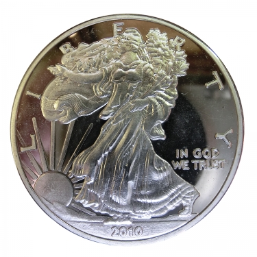 Silbermünze American Eagle 2010 PP - 1 Unze 999 Feinsilber