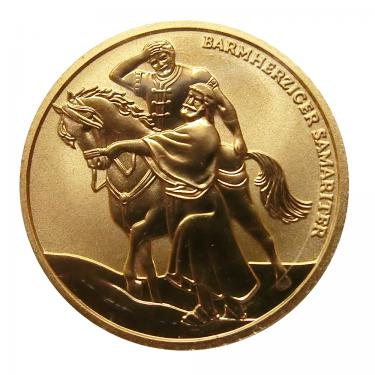 Österreich 50 Euro Goldmünze Nächstenliebe 2003