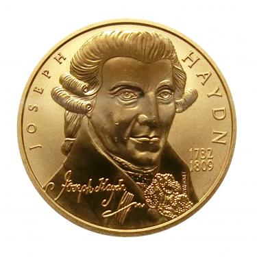 Österreich 50 Euro Goldmünze Joseph Haydn 2004 - 10,0 gr. Feingold