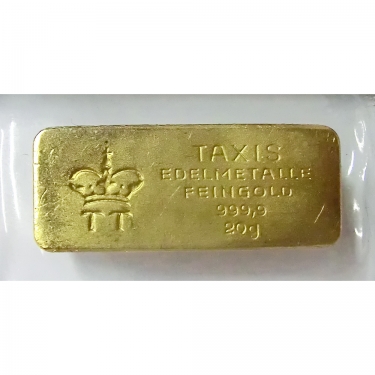 Goldbarren 20 Gramm Thurn und Taxis Edelmetalle
