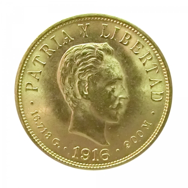Cuba 10 Pesos Goldmünze - Jose Marti 1916