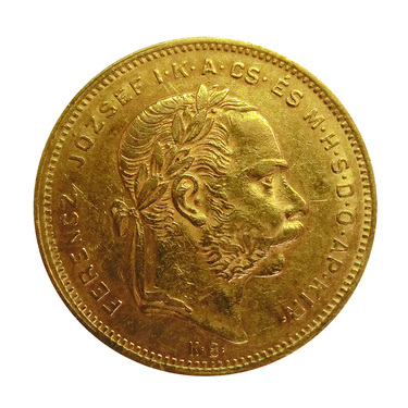 Goldmünze Österreich Ungarn 20 Fr. 8 Forint