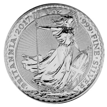 Englische Britannia Silbermünze 2017 - 1 Unze