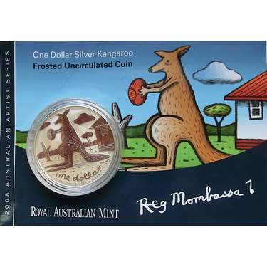 Silbermünze Kangaroo 2008 - RAM - 1 Unze Feinsilber geblistert