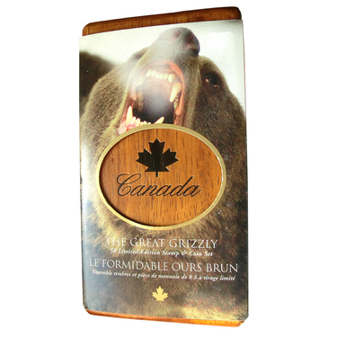 Silbermnze Canada 8 Dollar The Great Grizzly 2004